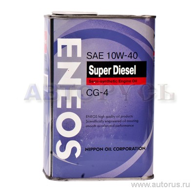 Масло моторное ENEOS Super Diesel CG-4 10W40 полусинтетическое 0,94 л OIL1325