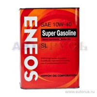 Масло моторное ENEOS Super Gasoline SL 10W40 полусинтетическое 4 л OIL1357