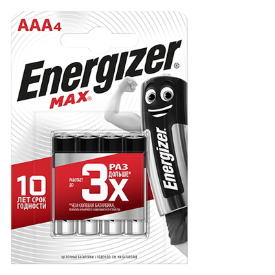 Батарейки ENR MAX E92/AAA BP 4 RU (Блистер 4 шт)