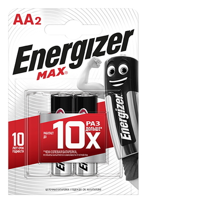 Батарейки ENR MAX E91/AA FSB2 (Блистер 2 шт) Energizer E301532801