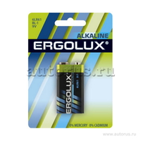 Батарейка ERGOLUX 6LR61 BL-1 11753 крона 9В