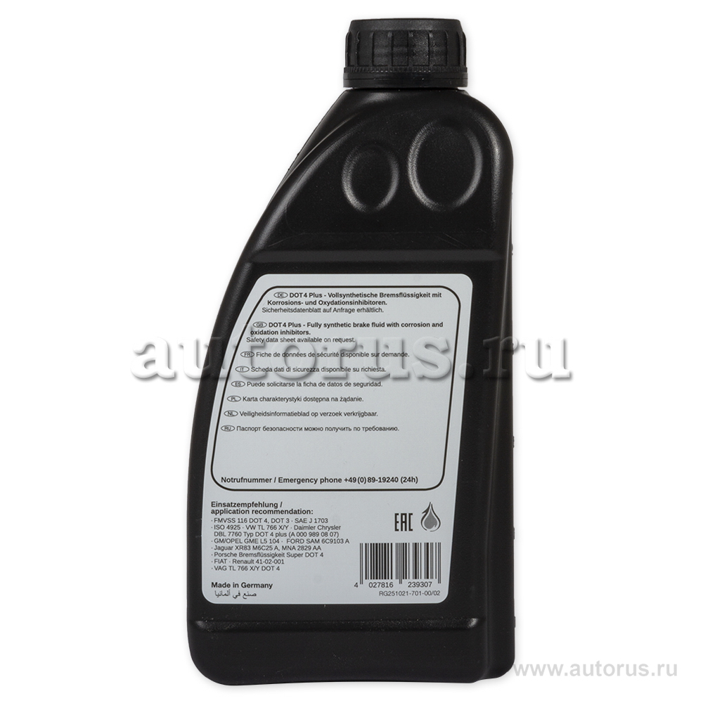Жидкость тормозная FEBI Brake Fluid DOT4+ 1 л 23930