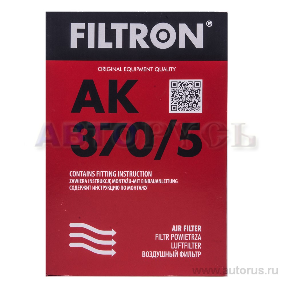 Фильтр воздушный FILTRON AK370/5