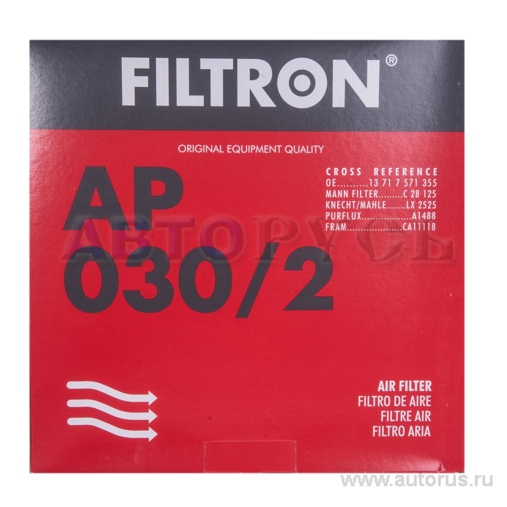 Фильтр воздушный FILTRON AP030/2