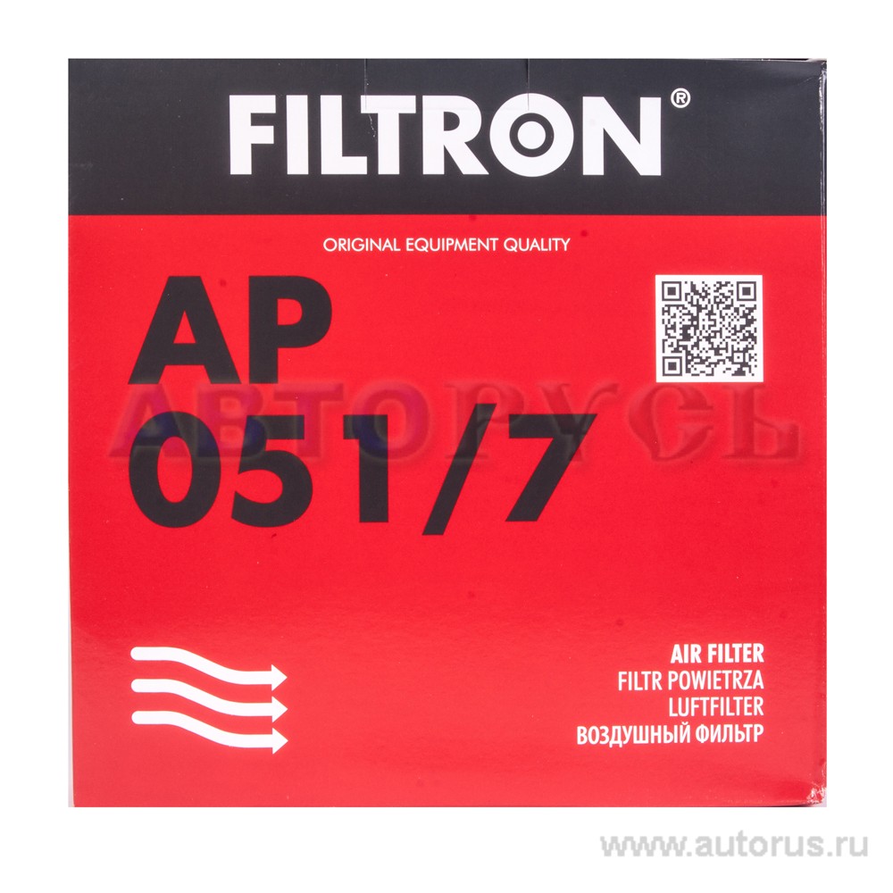 Фильтр воздушный FILTRON AP051/7