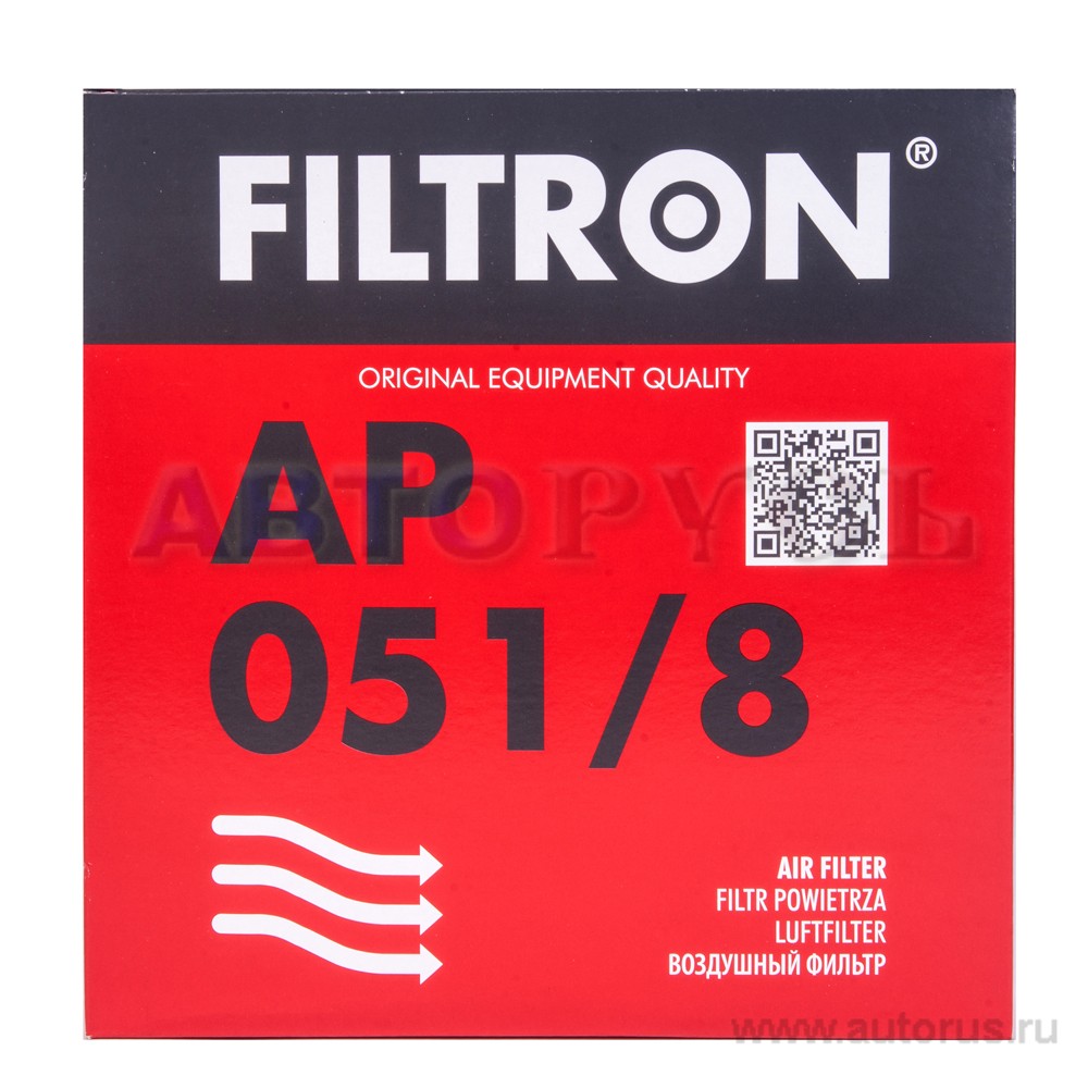 Фильтр воздушный FILTRON AP051/8
