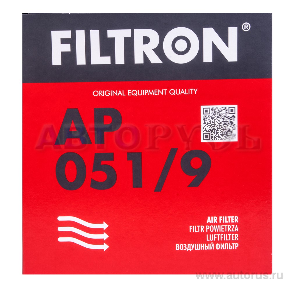 Фильтр воздушный FILTRON AP051/9