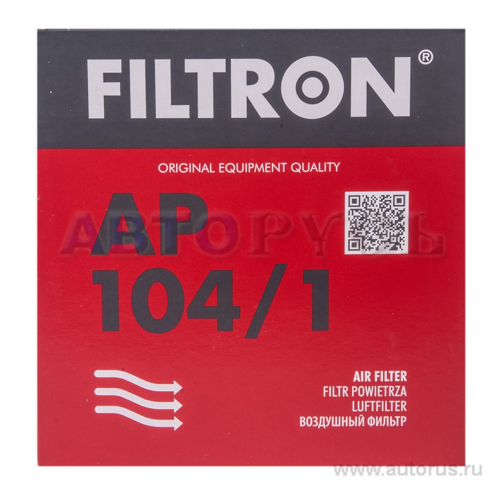 Фильтр воздушный FILTRON AP104/1