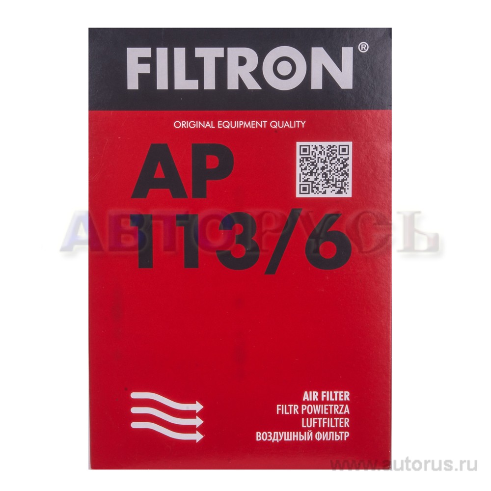Фильтр воздушный FILTRON AP113/6