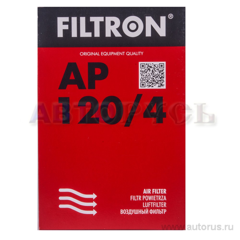 Фильтр воздушный FILTRON AP120/4