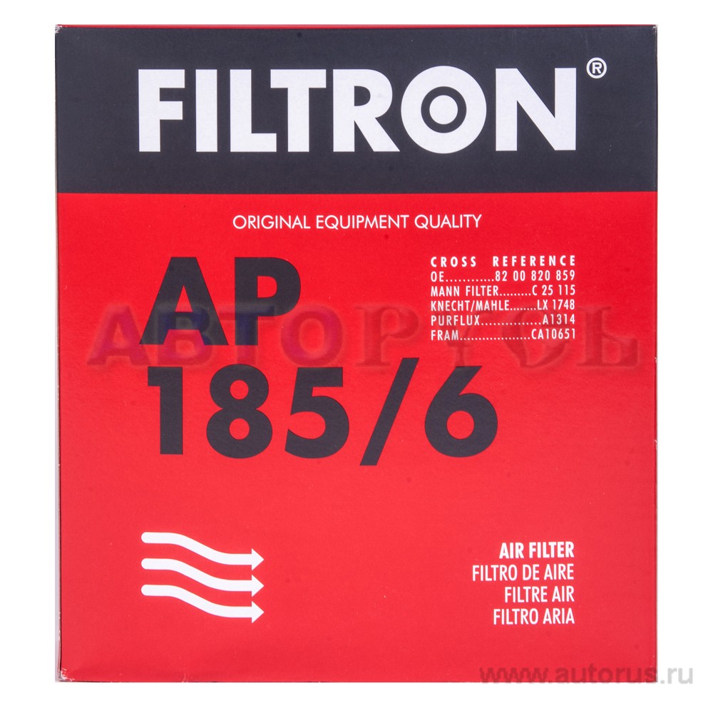 Фильтр воздушный FILTRON AP185/6