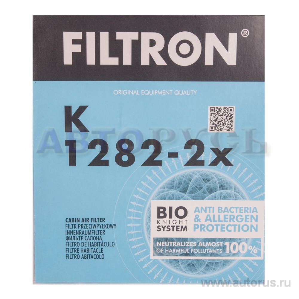 Фильтр салонный, 2шт FILTRON K1282-2x