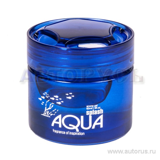 Ароматизатор AQUA BLUE (Голубая вода)(splash) гелевый банка океанский бриз FKVJP ASL-59