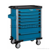 Тумба инструментальная 7 секций, синяя FORCE 10217B