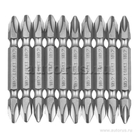 Набор 1/4 бит филипс РН.2, 65мм 10 предм FORCE 2101L