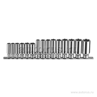 Набор головок 8-19мм 1/4&3/8DR 15пр FORCE 3151