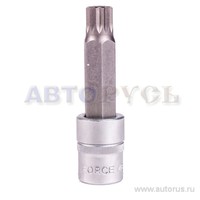 Головка 1/2-бита Spline М16 L 100мм с отверст. FORCE 34810016T