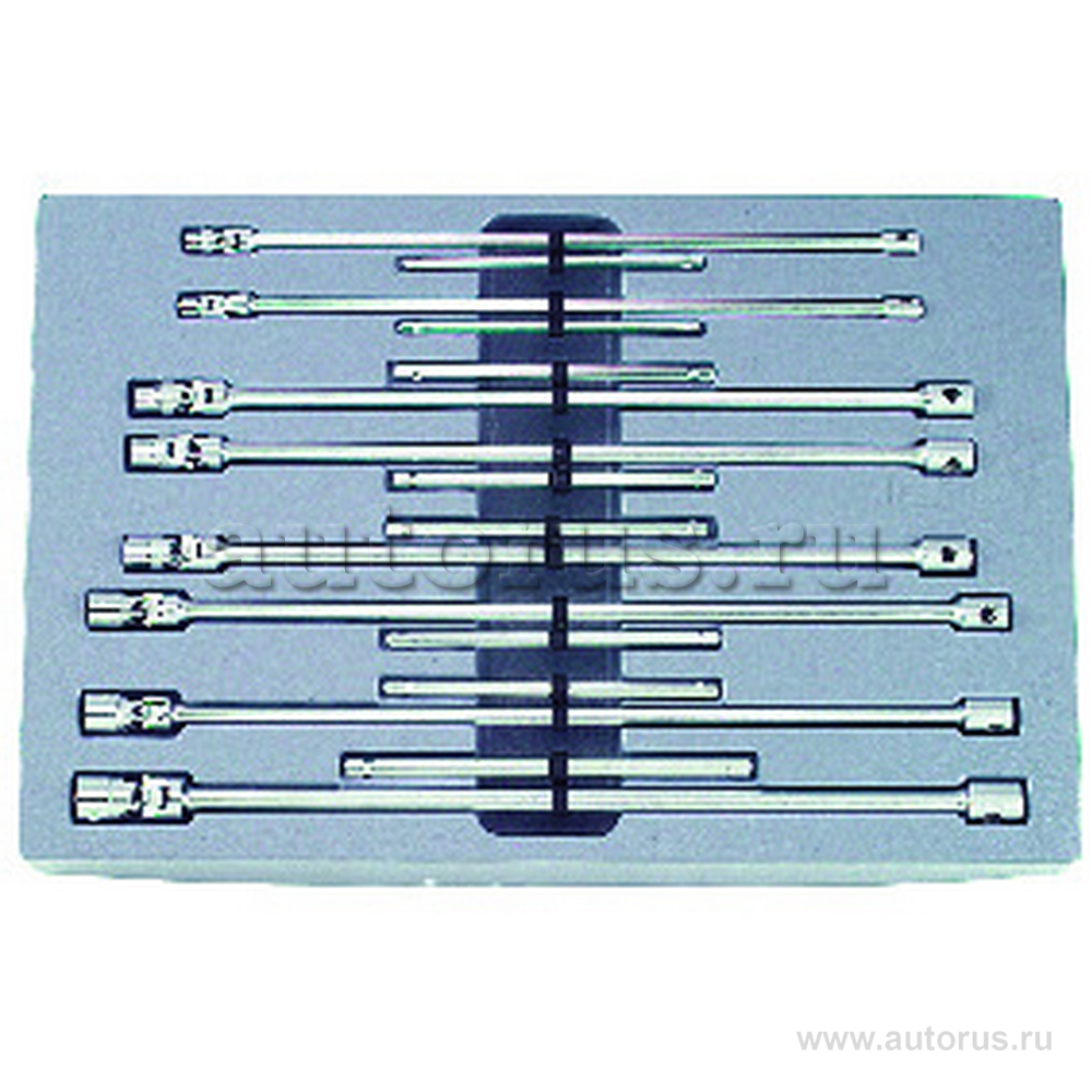Набор карданных торцевых ключей на Т-обр. удлинителе 8 пр FORCE 50816