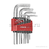 Набор шестигранников Г-образн. 9пр. FORCE 5093