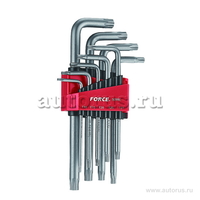 Набор ключей Г-образных TORX Т10-Т50 9пр FORCE 5098L