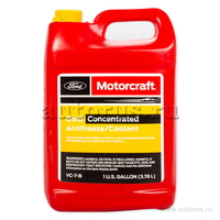 Антифриз FORD Premium Gold Engine Coolant концентрат -37C желтый 3,78 л VC-7-B