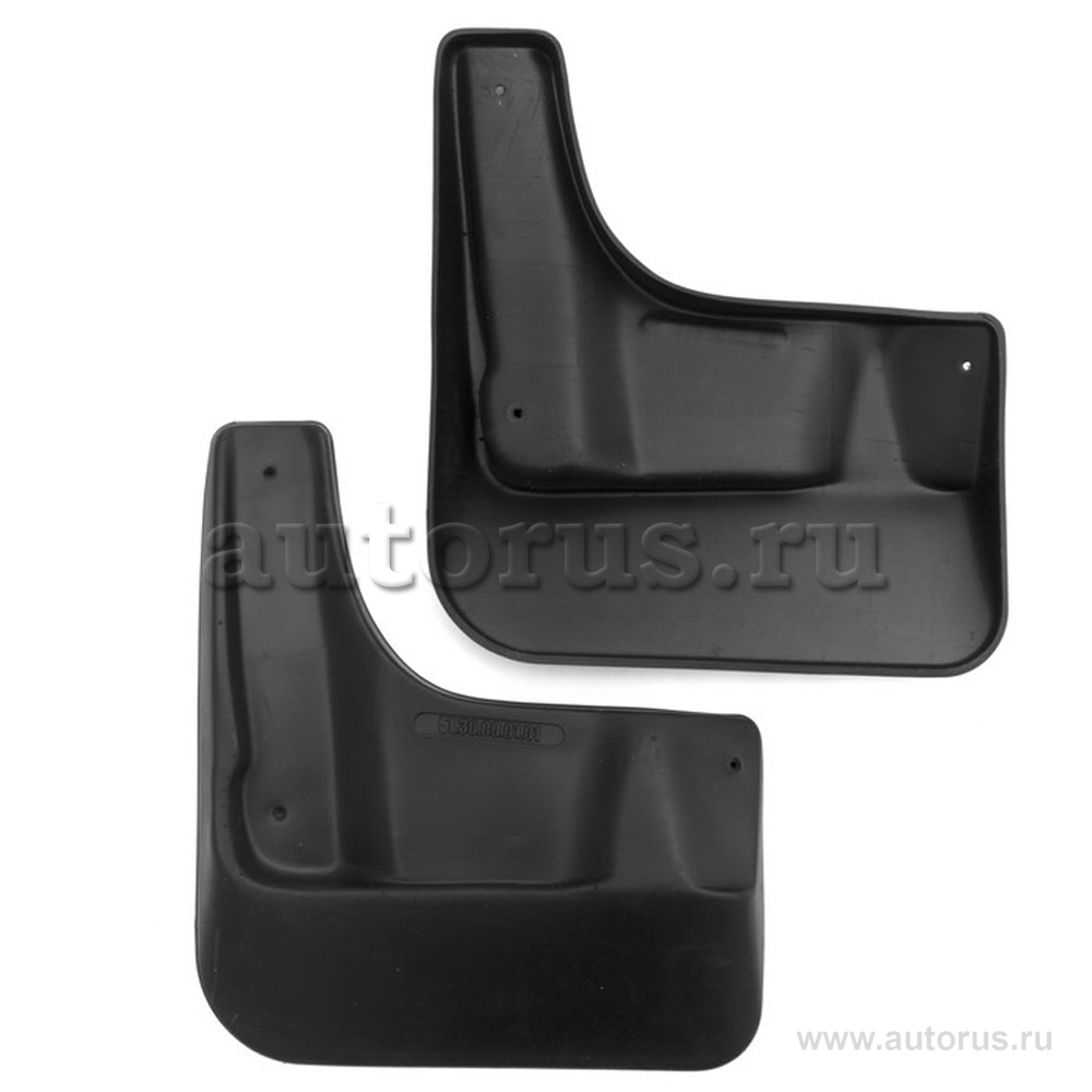 Брызговики передние VW Polo 2010-2015, сед.(optimum) в пакете FROSCH NLF.51.30.F10