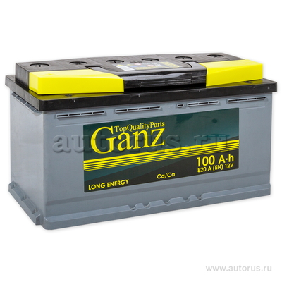 Аккумулятор GANZ 100 А/ч 353x175x190 EN820 GANZ GA1001