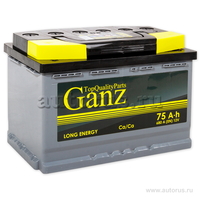 Аккумулятор GANZ 75 А/ч 278x175x190 EN680 GANZ GA751