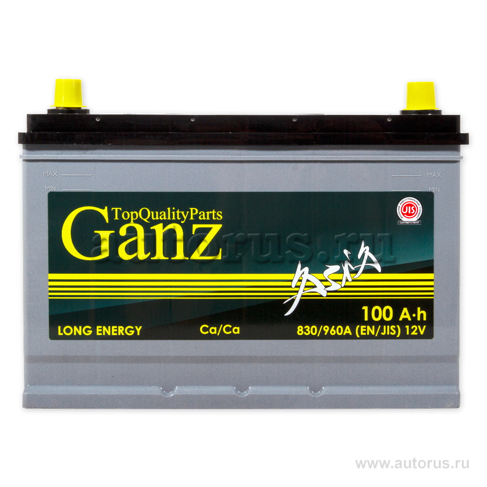 Аккумулятор GANZ ASIA 100 А/ч ОБР 304x173x220 EN780 GAА1000 GANZ GAА1000