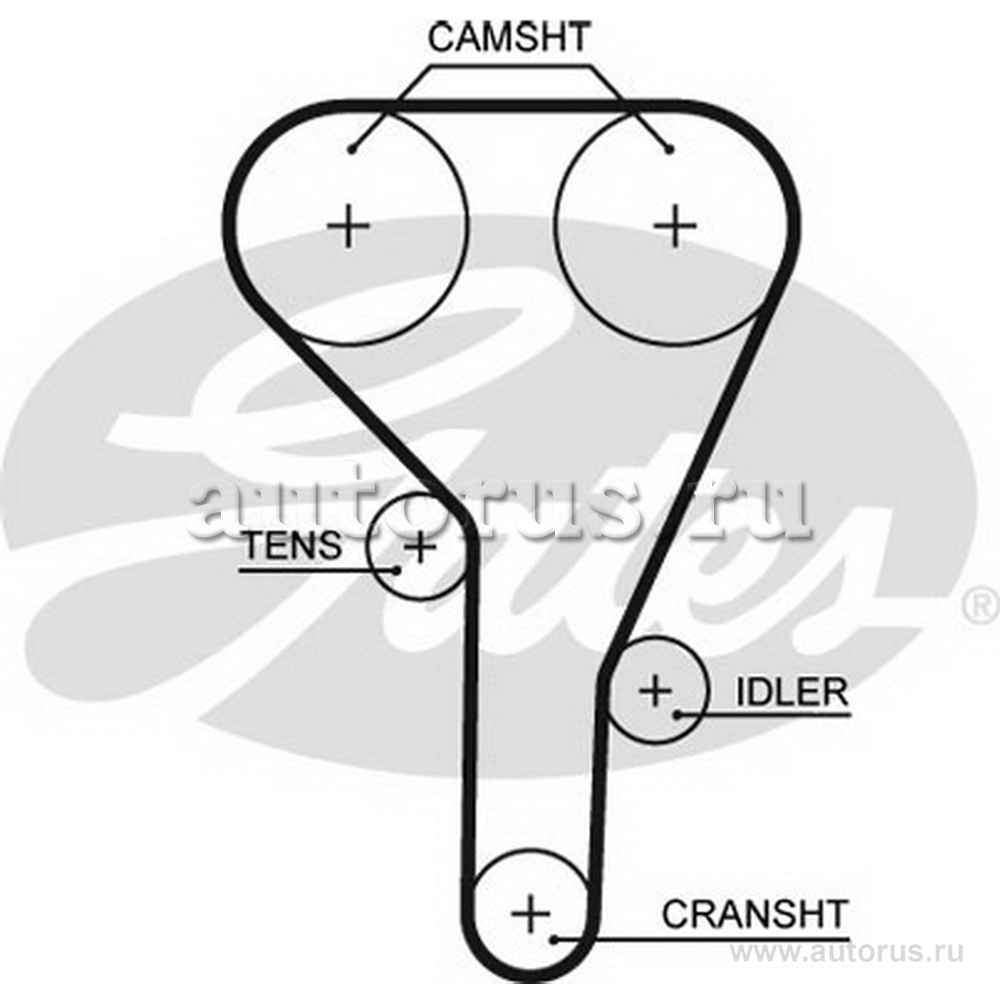 Ремень ГРМ GATES 5638XS