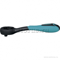 Ключ-трещотка 1/2, 72 зуба, Comfort, с быстрым сбросом, CrV, 2-х комп. рукоятка GROSS 14082