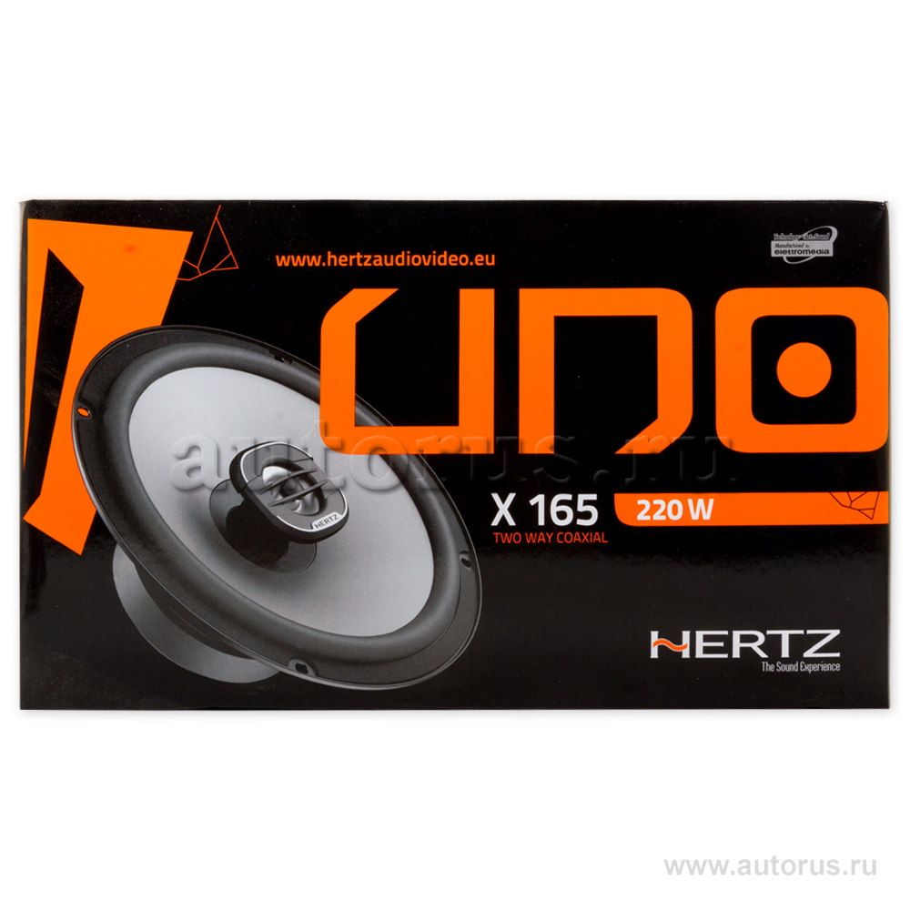 Колонки HERTZ Uno X165, 16,5см, 2-х полосные, коаксиальные