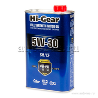 Масло моторное HI-Gear SM/CF 5W30 синтетическое 1 л HG0030