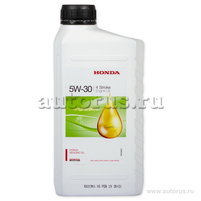 Масло моторное HONDA Engine Oil 5W30 1 л 08221777100HE