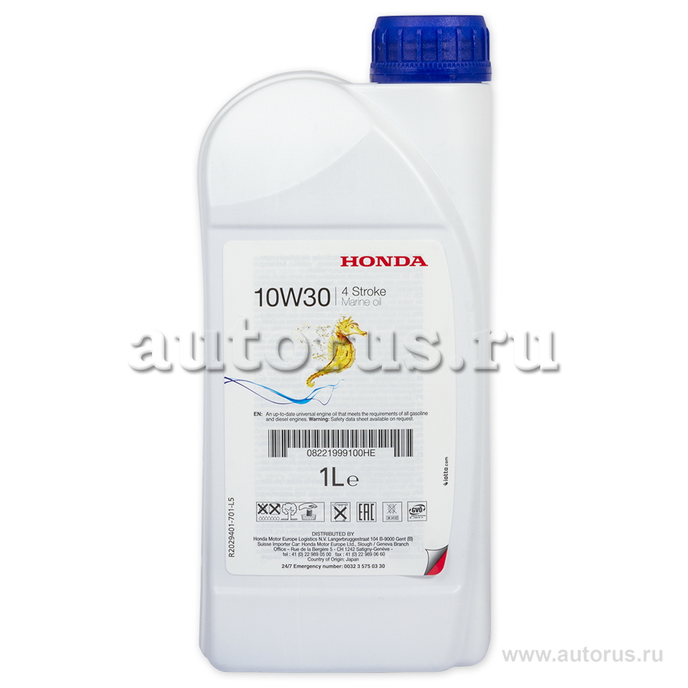 Масло моторное HONDA Engine Oil 10W30 1 л 08221999100HE