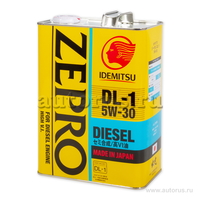 Масло моторное IDEMITSU Zepro Diesel DL-1 5W30 полусинтетическое 4 л 2156004