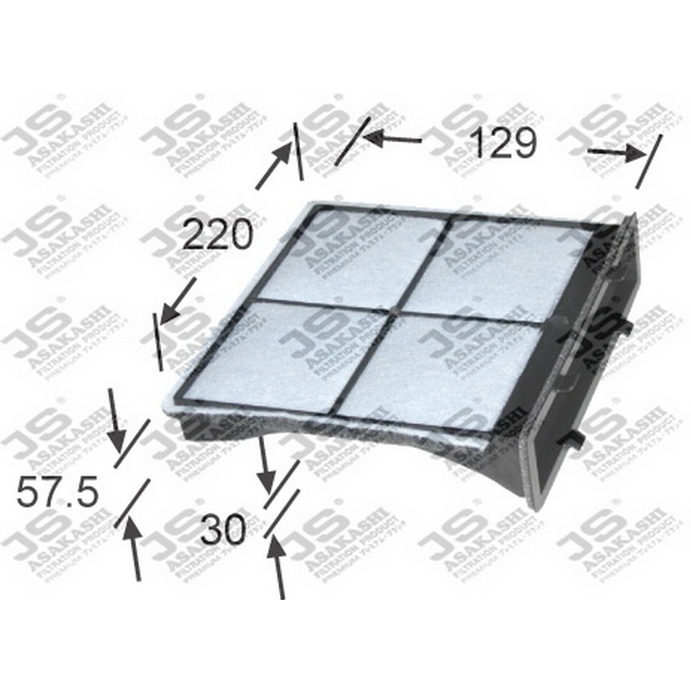 Фильтр салонный JS ASAKASHI AC9321