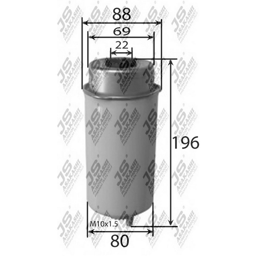 Фильтр топливный JS ASAKASHI FC51001
