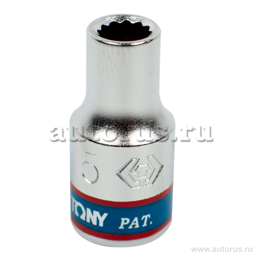 Головка торцевая стандартная двенадцатигранная 1/4, 5 мм KING TONY 233005M