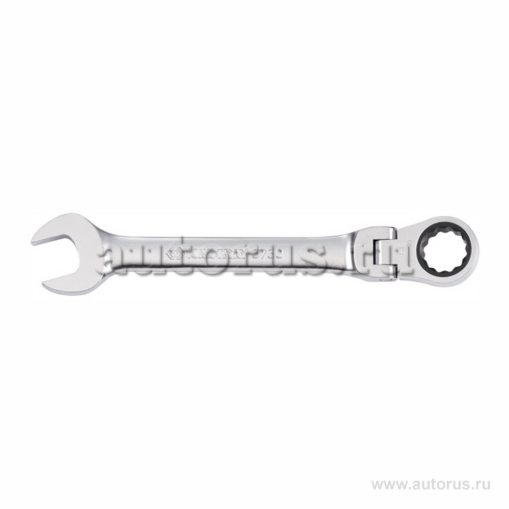 Ключ трещоточный комбинированный с шарниром 13 мм KING TONY 373013M