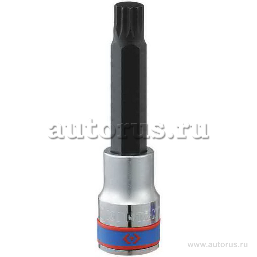Насадка, бита торцевая 1/2, SPLINE, M06, L 80 мм