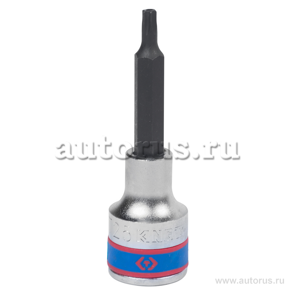 Насадка, бита торцевая 1/2, TORX, T25, L 80 мм, с отверстием KING TONY 403725