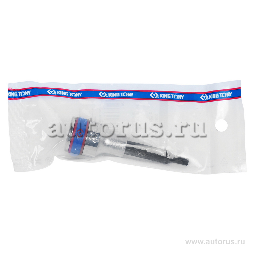 Насадка, бита торцевая 1/2, TORX, T27, L 80 мм, с отверстием