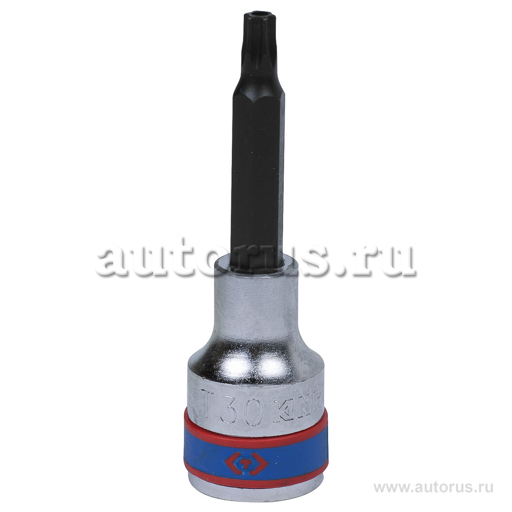 Насадка, бита торцевая 1/2, TORX, T30, L 80 мм, с отверстием KING TONY 403730