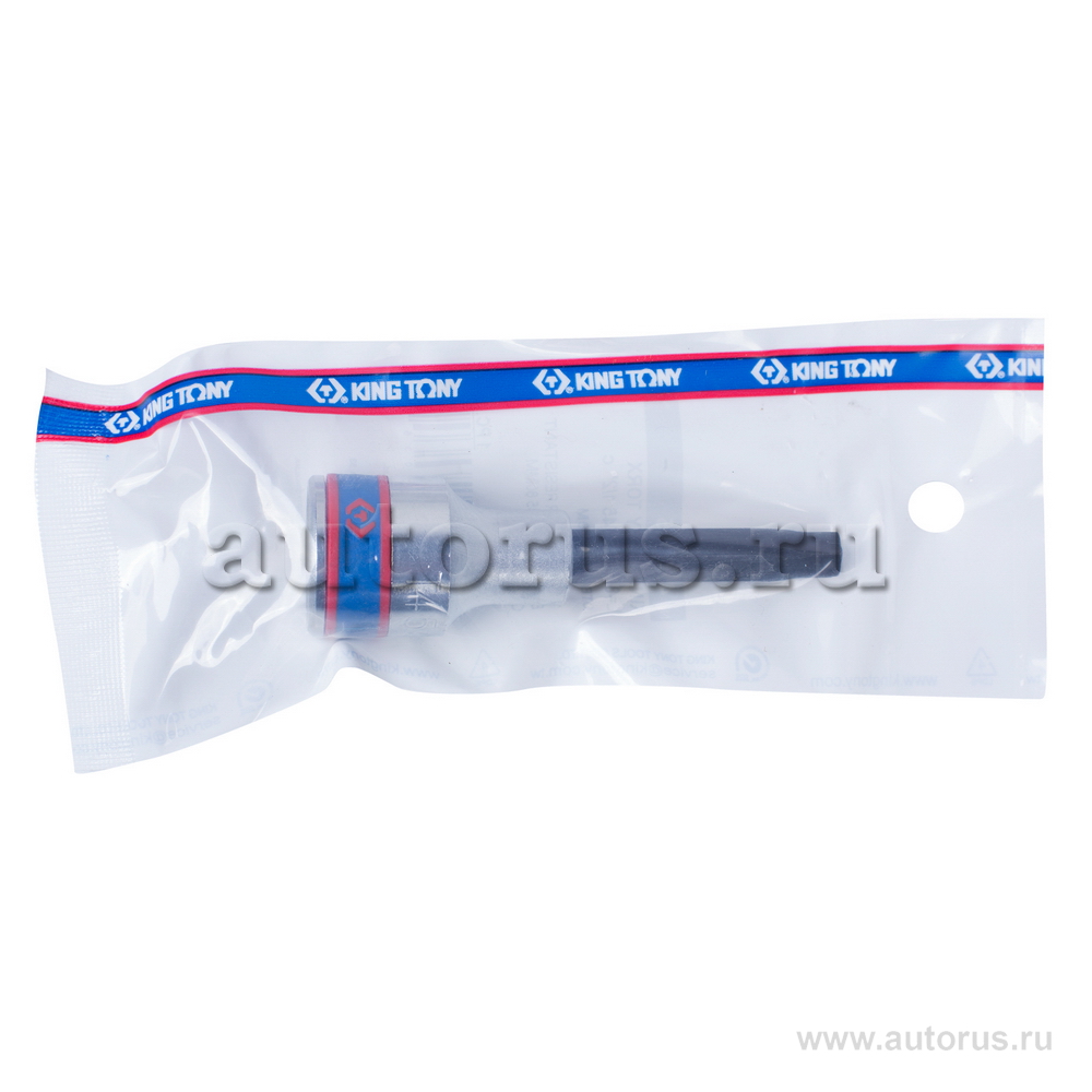 Насадка, бита торцевая 1/2, TORX, T45, L 80 мм, с отверстием KING TONY 403745