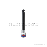 Насадка, бита торцевая 1/2, HEX, 6 мм, L 140 мм, с шаровым окончанием KING TONY 40D006