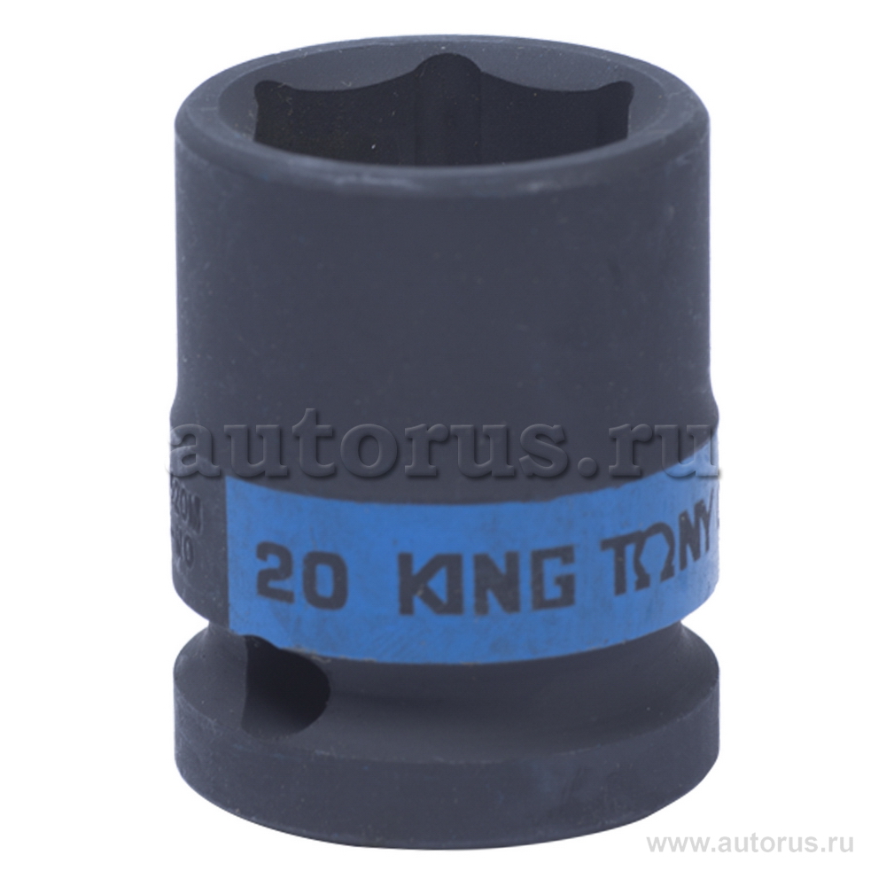 Головка торцевая ударная шестигранная 1/2, 20 мм KING TONY 453520M