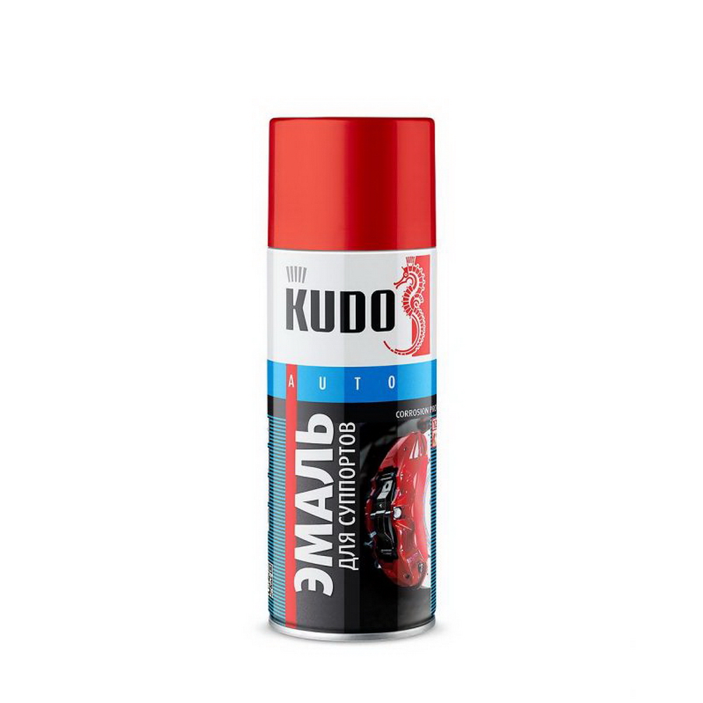 Эмаль для суппортов красная KUDO 400мл