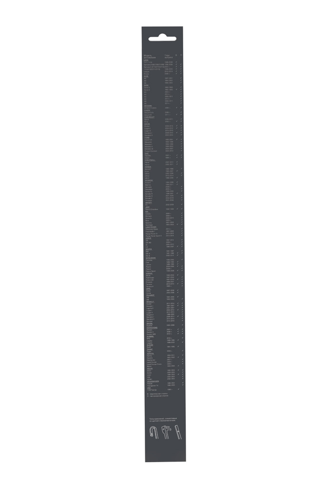 Щетка стеклоочистителя бескаркасная LECAR 500 мм. (20"), 4 сменных адаптера LECAR LECAR000060901