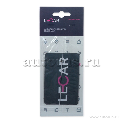 Ароматизатор пропитанный пластинка Bubblegum LECAR LECAR000072412